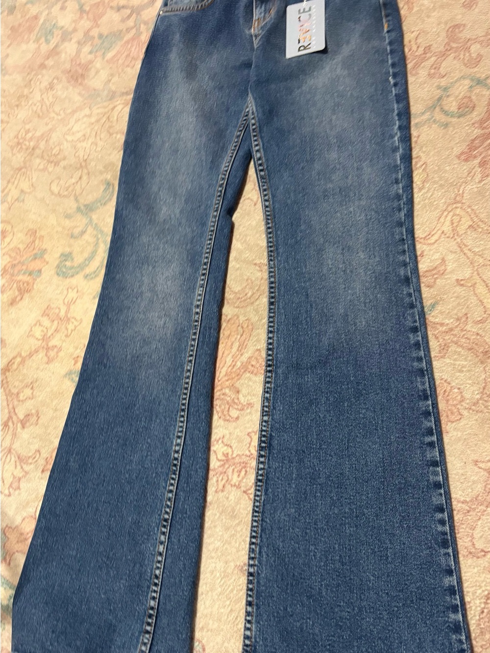 REVICE Women's Medium Blue Flare Jeans